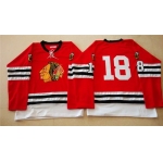 Chicago Blackhawks #18 Denis Savard 1960-61 Red Vintage Jersey