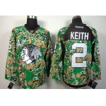 Chicago Blackhawks #2 Duncan Keith 2014 Camo Jersey