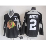 Chicago Blackhawks #2 Duncan Keith 2014 Training Black Jersey