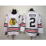 Chicago Blackhawks #2 Duncan Keith 2015 Winter Classic White Jersey