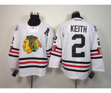 Chicago Blackhawks #2 Duncan Keith 2015 Winter Classic White Jersey