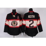 Chicago Blackhawks #2 Duncan Keith Black Third Jersey