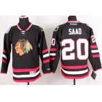 Chicago Blackhawks #20 Brandon Saad 2014 Stadium Series Black Jersey