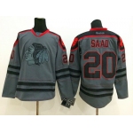 Chicago Blackhawks #20 Brandon Saad Charcoal Gray Jersey