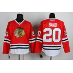 Chicago Blackhawks #20 Brandon Saad Red Jersey