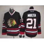 Chicago Blackhawks #21 Stan Mikita Black Jersey