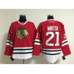 Chicago Blackhawks #21 Stan Mikita Red Jersey