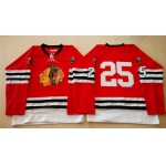 Chicago Blackhawks #25 Matt Carey 1960-61 Red Vintage Jersey