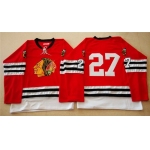 Chicago Blackhawks #27 Johnny Oduya 1960-61 Red Vintage Jersey