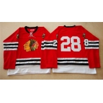 Chicago Blackhawks #28 Steve Larmer 1960-61 Red Vintage Jersey