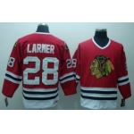 Chicago Blackhawks #28 Steve Larmer Red Throwback CCM Jersey