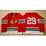 Chicago Blackhawks #29 Bryan Bickell 1960-61 Red Vintage Jersey