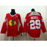 Chicago Blackhawks #29 Bryan Bickell 2014 Training Red Jersey