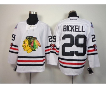 Chicago Blackhawks #29 Bryan Bickell 2015 Winter Classic White Jersey
