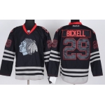 Chicago Blackhawks #29 Bryan Bickell Black Ice Jersey