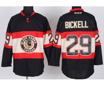 Chicago Blackhawks #29 Bryan Bickell Black Third Jersey