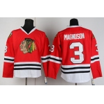 Chicago Blackhawks #3 Keith Magnuson Red Throwback CCM Jersey