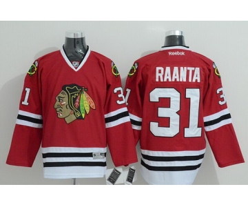 Chicago Blackhawks #31 Antti Raanta Red Jersey