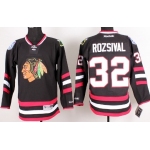 Chicago Blackhawks #32 Michal Rozsival 2014 Stadium Series Black Jersey