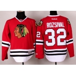 Chicago Blackhawks #32 Michal Rozsival Red Jersey
