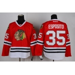 Chicago Blackhawks #35 Tony Esposito Red Jersey