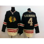 Chicago Blackhawks #4 Niklas Hjalmarsson 2015 Winter Classic Black Jersey