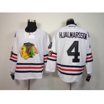 Chicago Blackhawks #4 Niklas Hjalmarsson 2015 Winter Classic White Jersey