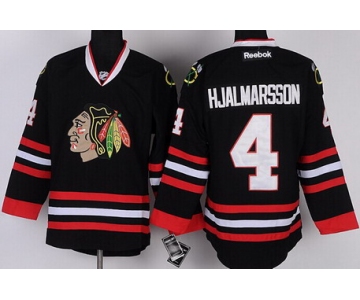Chicago Blackhawks #4 Niklas Hjalmarsson Black Jersey