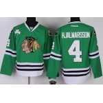 Chicago Blackhawks #4 Niklas Hjalmarsson Green Jersey