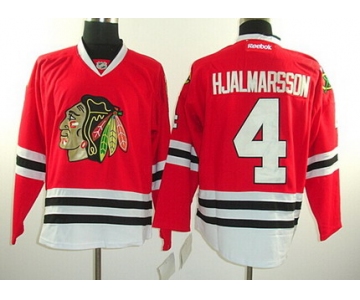 Chicago Blackhawks #4 Niklas Hjalmarsson Red Jersey