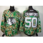 Chicago Blackhawks #50 Corey Crawford 2014 Camo Jersey