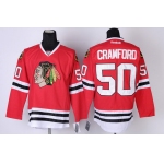 Chicago Blackhawks #50 Corey Crawford Red Jersey