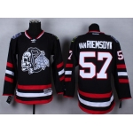 Chicago Blackhawks #57 Trevor van Riemsdyk 2014 Stadium Series Black With Black Skulls Jersey