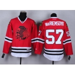 Chicago Blackhawks #57 Trevor van Riemsdyk Red With Red Skulls Jersey