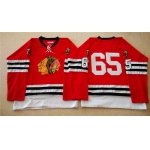 Chicago Blackhawks #65 Andrew Shaw 1960-61 Red Vintage Jersey