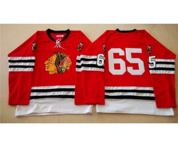 Chicago Blackhawks #65 Andrew Shaw 1960-61 Red Vintage Jersey