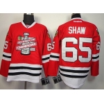 Chicago Blackhawks #65 Andrew Shaw 2013 Champions Commemorate Red Jersey