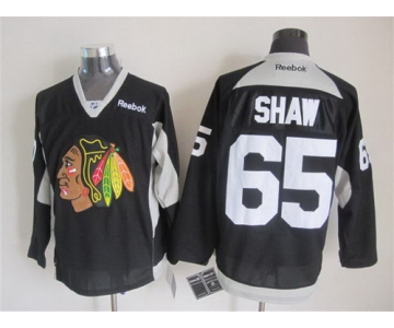 Chicago Blackhawks #65 Andrew Shaw 2014 Training Black Jersey