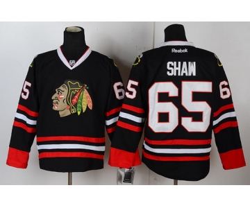 Chicago Blackhawks #65 Andrew Shaw Black Jersey