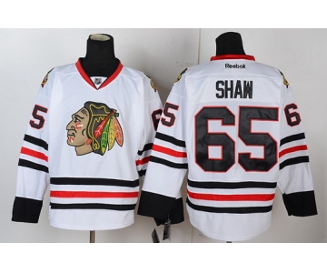 Chicago Blackhawks #65 Andrew Shaw White Jersey