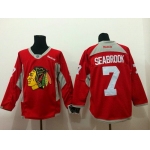 Chicago Blackhawks #7 Brent Seabrook 2014 Training Red Jersey