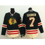 Chicago Blackhawks #7 Brent Seabrook 2015 Winter Classic Black Jersey