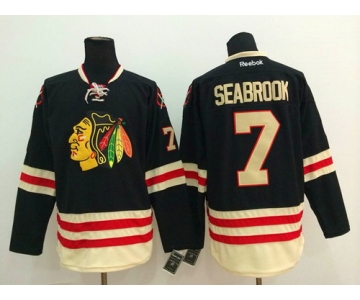 Chicago Blackhawks #7 Brent Seabrook 2015 Winter Classic Black Jersey