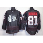 Chicago Blackhawks #81 Marian Hossa 2013 Black Ice Jersey