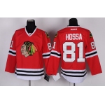 Chicago Blackhawks #81 Marian Hossa Red Jersey