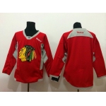 Chicago Blackhawks Blank 2014 Training Red Jersey