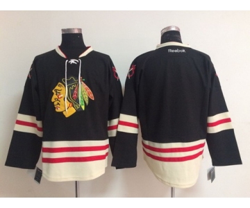 Chicago Blackhawks Blank 2015 Winter Classic Black Jersey