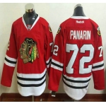 Men's Chicago Blackhawks #72 Artemi Panarin Home Red Reebok Hockey Jersey