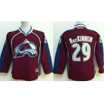 Colorado Avalanche #29 Nathan MacKinnon Red Kids Jersey