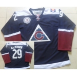 Men's Colorado Avalanche #29 Nathan MacKinnon Reebok Navy Blue 20th Alternate Premier Jersey